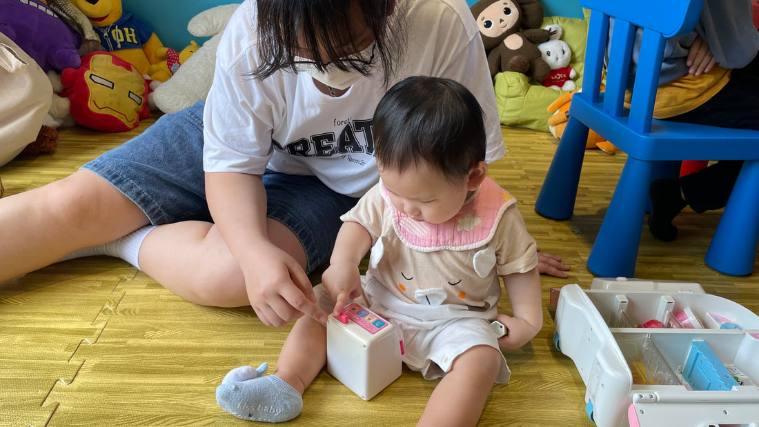 孩子在活動中的身影